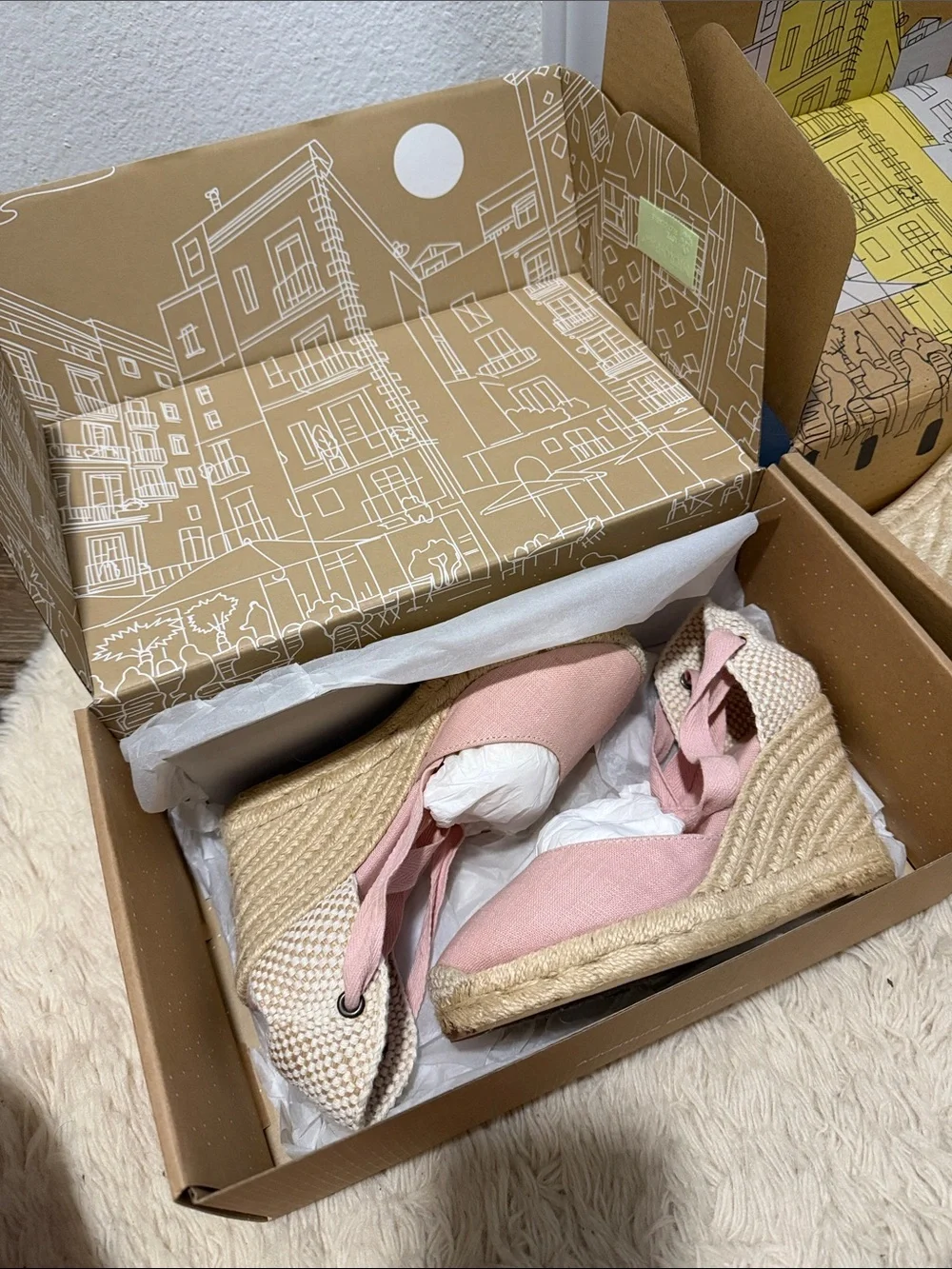 Soludos Woven Ankle-Tie Espadrille Wedge Sandals - Women's